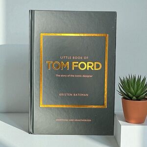 Tom Ford Book with Gold Accents